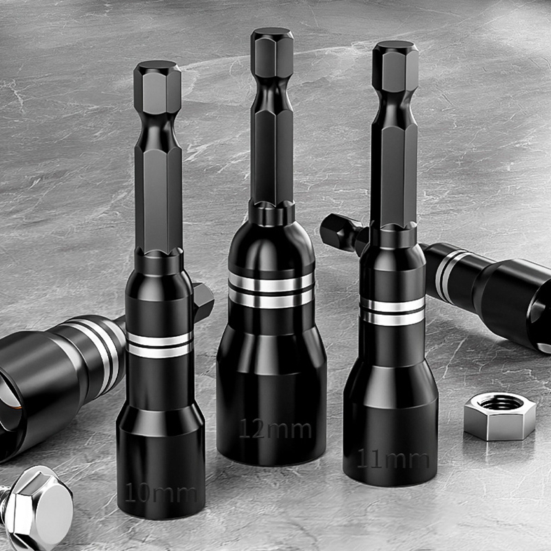 Power Z Tools - CR-V Steel Magnetic Nut Screwdriver Socket