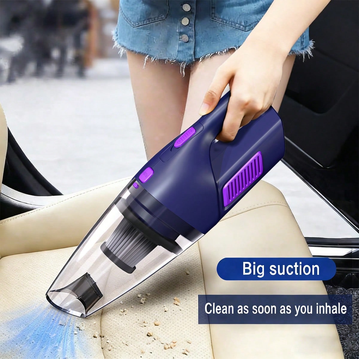 Vacuum Cleaner Power Tools - CascadeVac Handheld Car Vacuum Cleaner, Strong