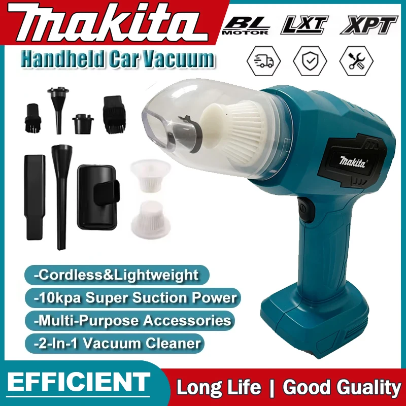 Vacuum Cleaner Power Tools - Makita Cordless Mini Car Vacuum Cleaner
