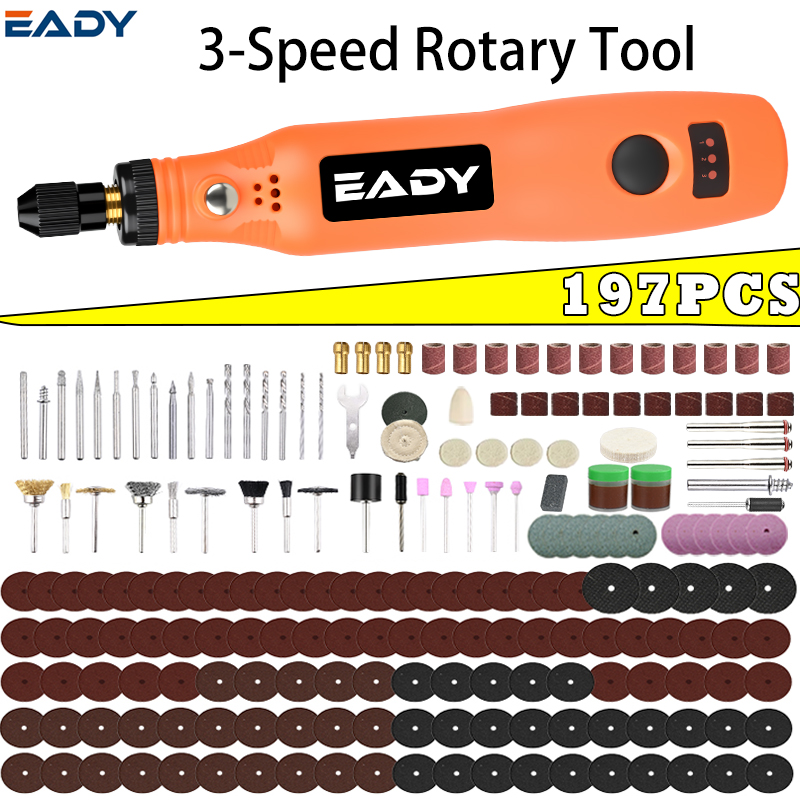 Impact Driver Cordless - USB Cordless Rotary Tool Kit –