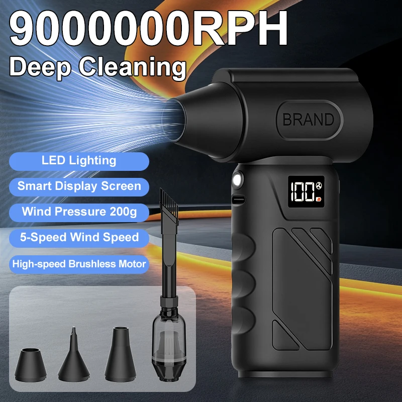 Vacuum Cleaner Power Tools - 9000KRPH Mini Turbo Air Blower Ergonomic