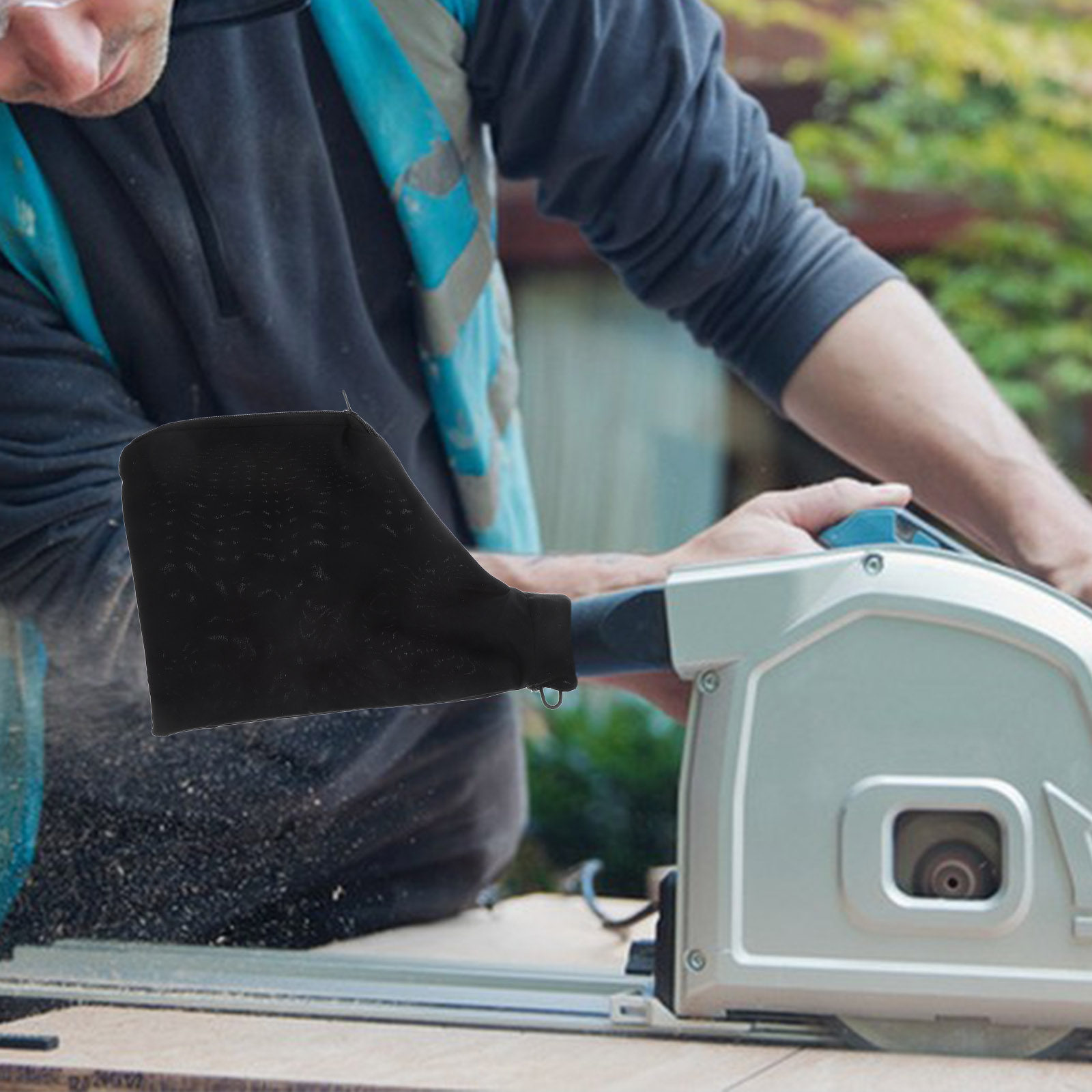 Power Tools Woodworking - Universal Black Dust Collection Bag for
