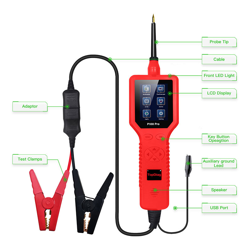 Newest Topdiag Power Probe P10 - đánh giá và giá Power Tools Pro