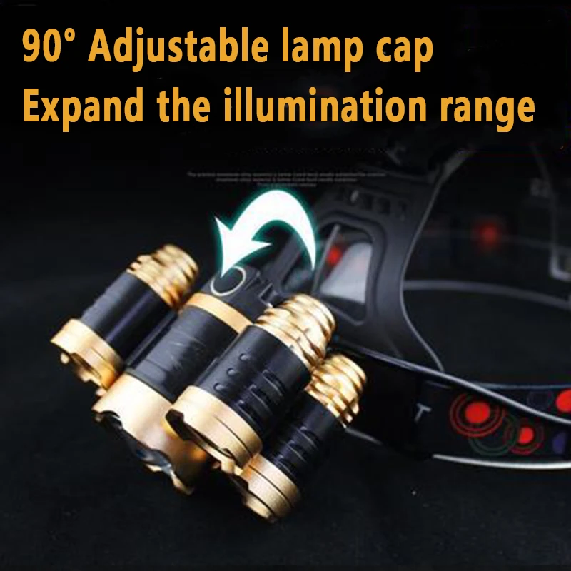 5LED T6 Head Lamp Zoom Flashli - đánh giá và giá Power Tools Zoom