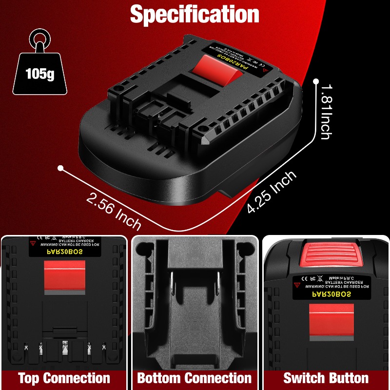 HAKSINKY PAR20BOS Power Tool B - đánh giá và giá Power Tools Battery Adapter