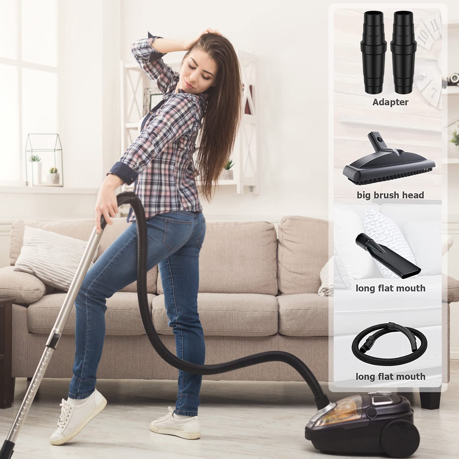 Airtight Universal Vacuum Hose - đánh giá và giá Vacuum Cleaner Power Tools