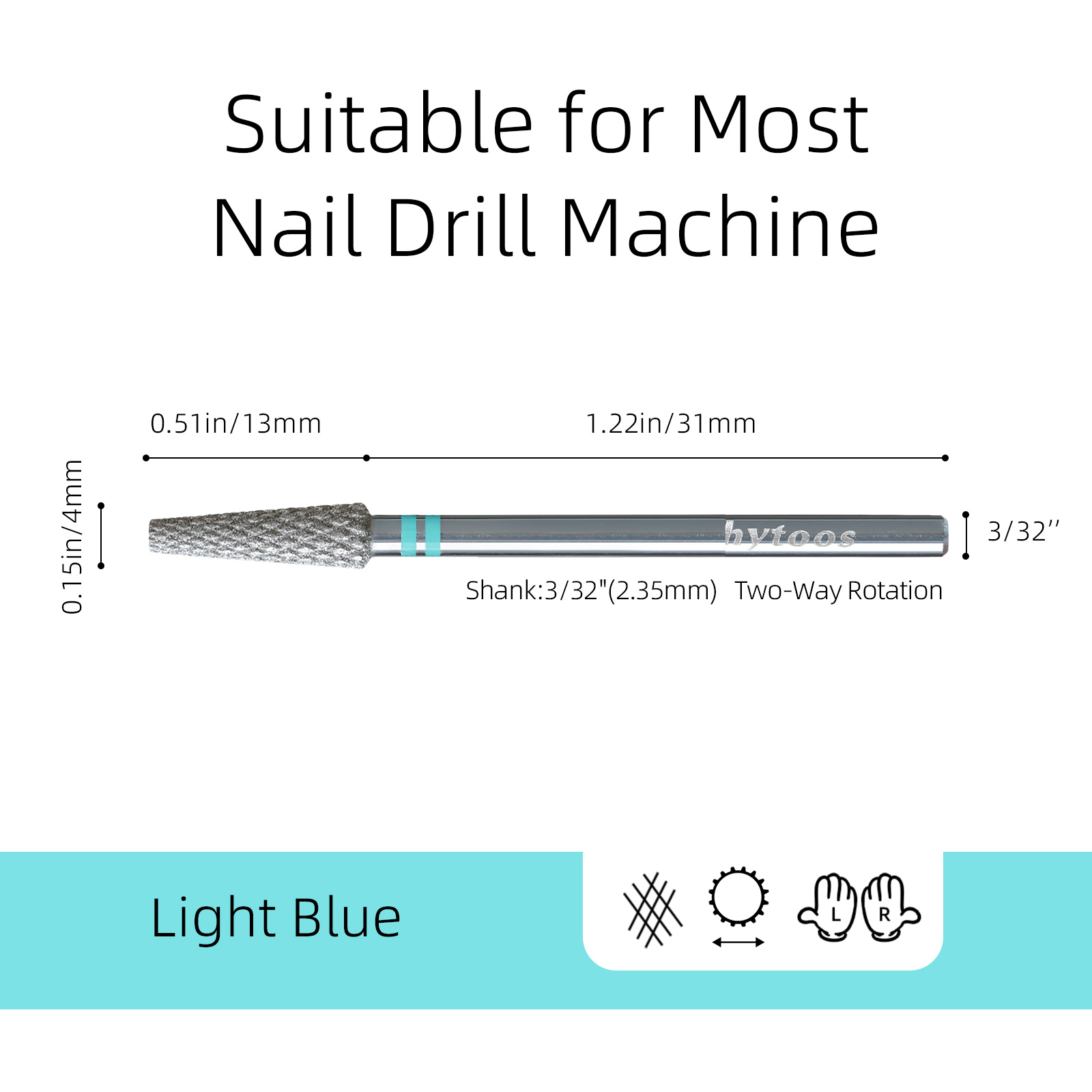 HYTOOS 4*13mm Long Tapered Dia - đánh giá và giá Power Tools Pro