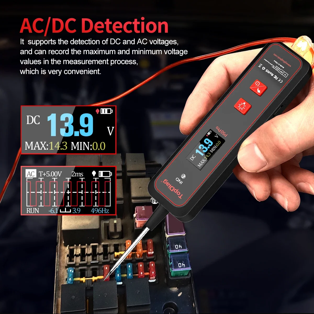 Topdiag P50pro JDiag Mini Osci - đánh giá và giá Power Tools Pro