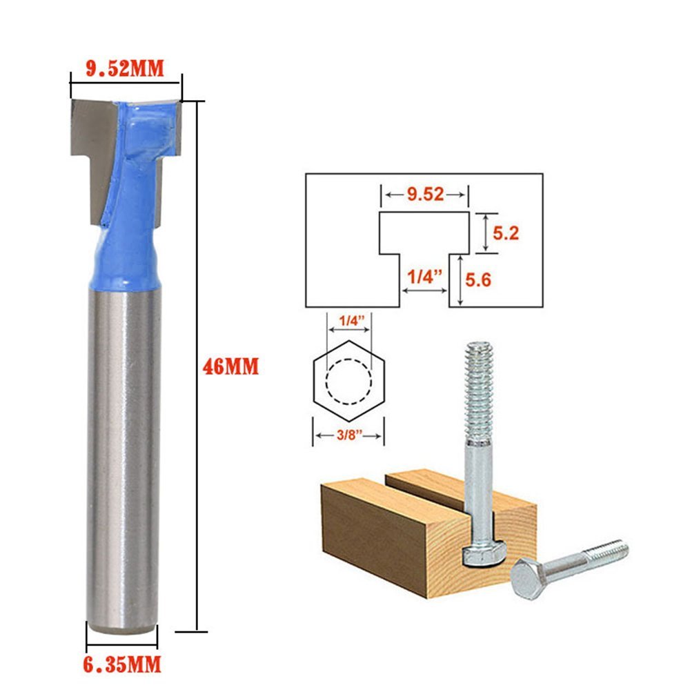A11I 1/4 inch Shank T-Slot Cut - đánh giá và giá Power Tools Woodworking