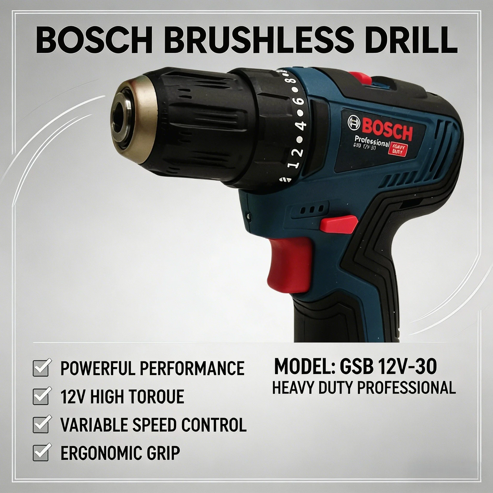 Bosch-GSB 12V-30 Professional  - đánh giá và giá Impact Driver Cordless
