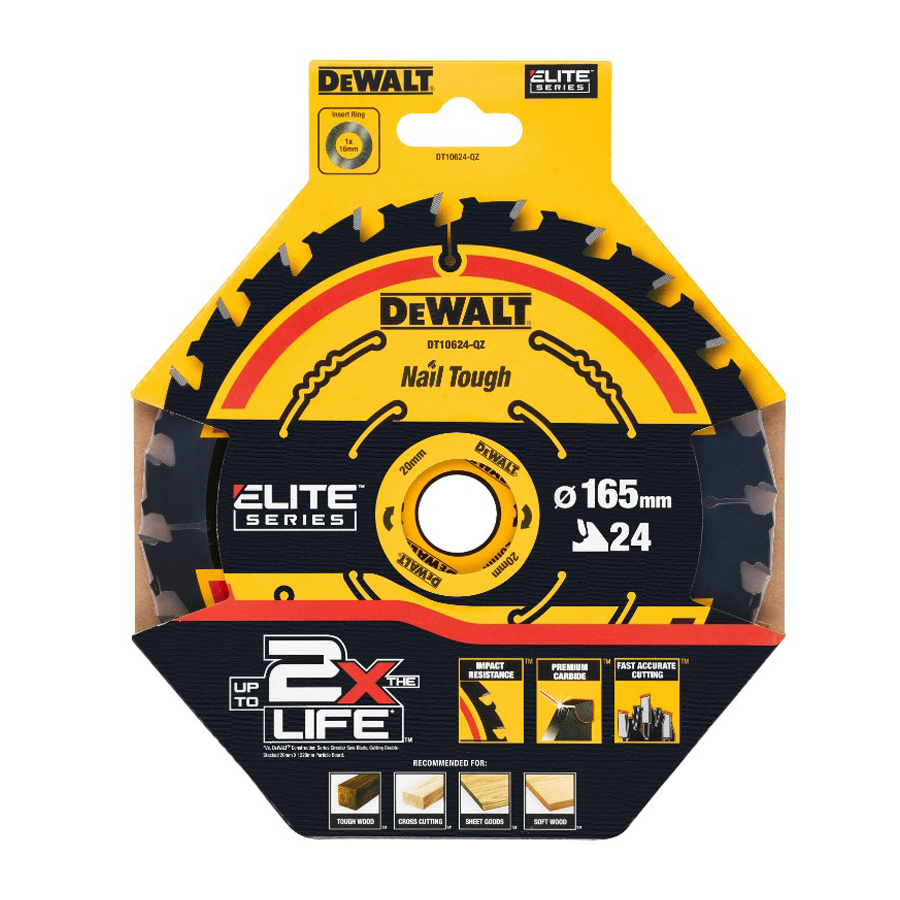 DEWALT DT10624-QZ 1/3pcs 24T C - đánh giá và giá Power Tools Woodworking
