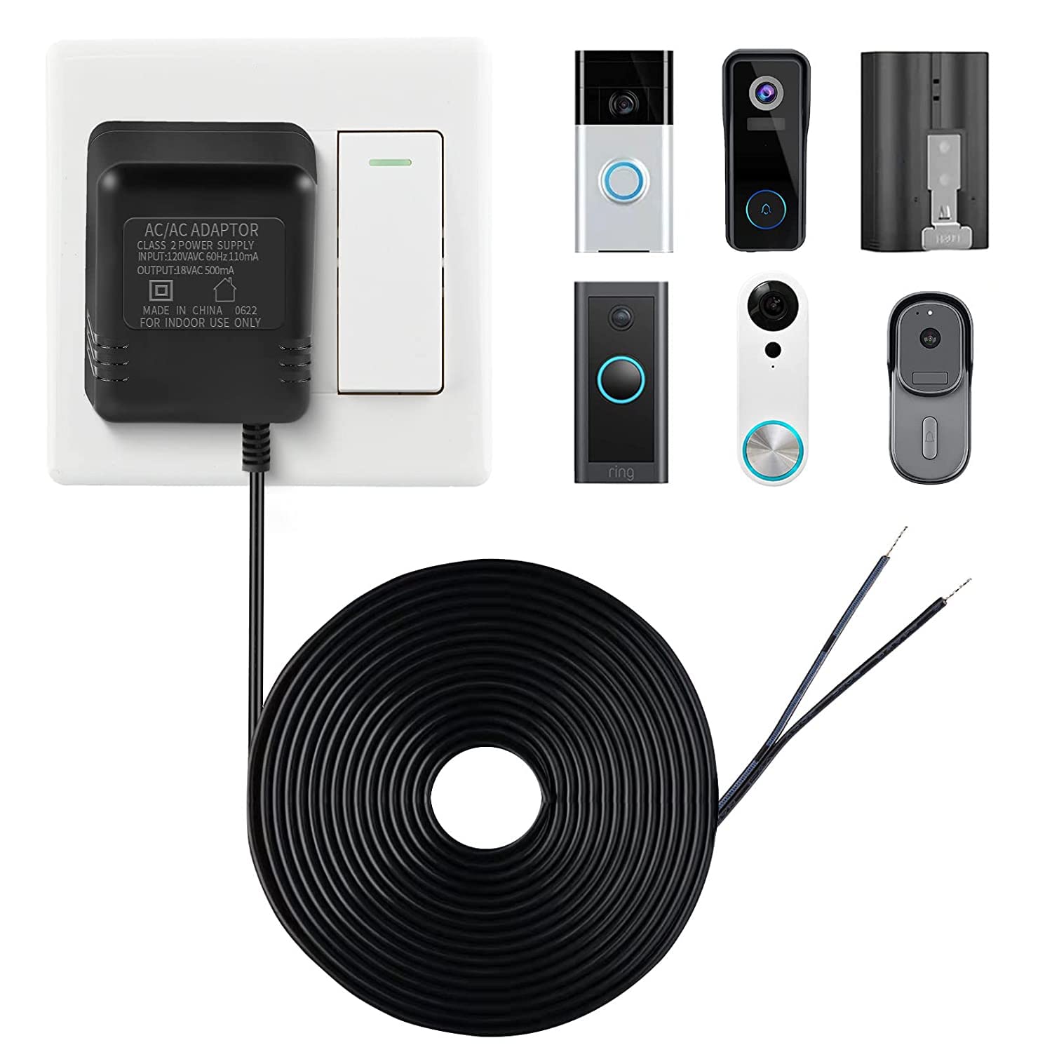 18V 500mA Doorbell Adapter, Vi - đánh giá và giá Power Tools Pro